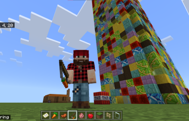 Skærmbillede fra Minecraft